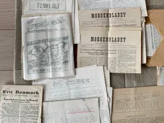 2. Verdenskrig diverse papirer
