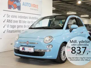 Fiat 500 0,9 TwinAir Lounge Start & Stop 85HK 3d