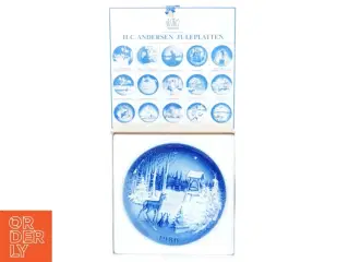 HC Andersen juleplatte fra Porcelænsfabrikken Desirée (str. 19 cm)