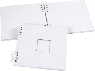 Kraftig Scrapbog med Spiral - 20x20 cm, 20 Sider