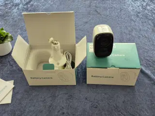 2 Batteridrevne 3MP WIFI kameraer