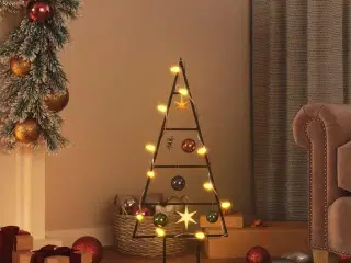 Dekorativt juletræ 60 cm metal sort