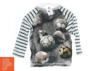 Langærmet bluse med fodboldprint fra Molo (str. 80)