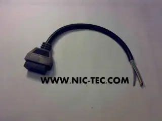 OBD Hun stik 16 polet med kabel