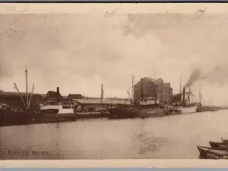 Randers - Havnen - Postkort - Brugt
