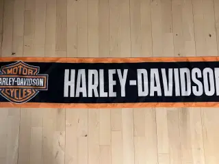 Flag / banner lang med Harley-Davidson 