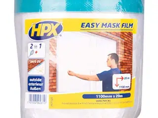 HPX afdækningsfilm til overflader 1100mm x 20m