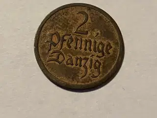 2 Pfennige Danzig 1926