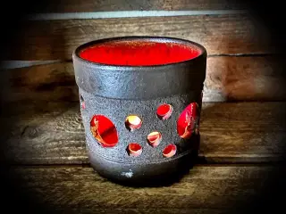 * Lækker RETRO-fyrfadsstage i keramik - fra Lehman