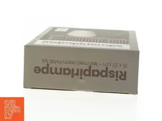 Rispapirlampe med LED lys (str. 15x27 cm)