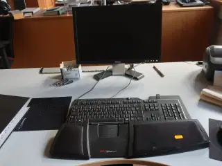 Computerskærm DELL, mousetrapper, tastatur, mus, computer DELL Vostro