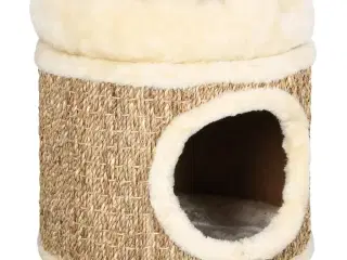 Kattehus med luksushynde 33 cm søgræs