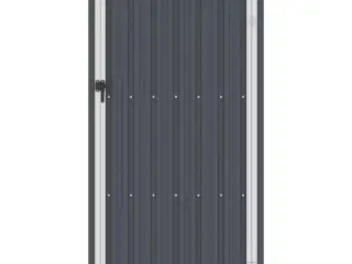 Haveskur 87x98x159 cm galvaniseret stål antracitgrå