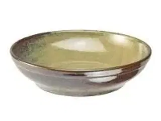 12 stk. Skål stentøj brun 230 mm Rustik