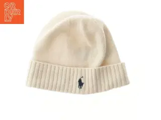 Hvid hue med logo fra Polo Ralph Lauren (str. 43 cm)