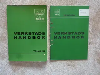 Volvo 164 værkstedsbøger købes