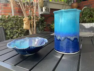 Visby  keramik - den blå serie