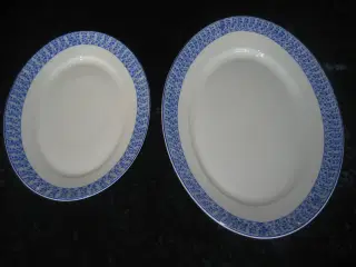 2 smukke serveringsfade sælges