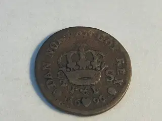 1/2 skilling 1696 Denmark