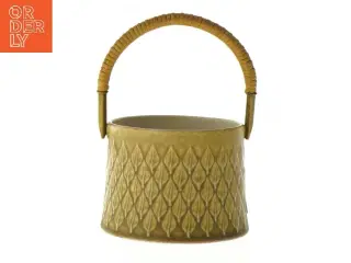 Marmeladekrukke med hank fra Kronjyden (str. Ø 10 cm)