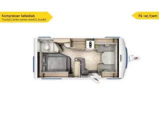 2026 - Fendt Bianco Activ 495 SFE   Lækker Fendt med vinkelkøkken og franskdobbeltseng fra Hinshøj Caravan A/S