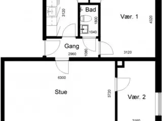 Viborgvej, 76 m2, 3 værelser, 5.092 kr., Skive, Viborg
