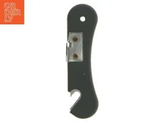 Dåseåbner med sort håndtag (str. 10,5 cm)