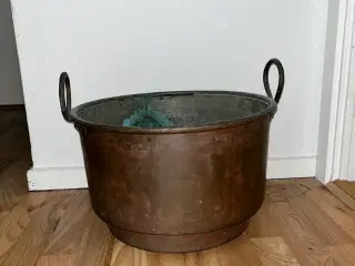 Kobberspand Ø40, 25cm høj