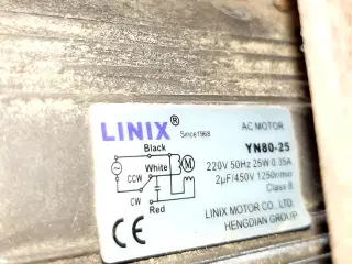 Rustfri træpillesnegl ø76 x 2,4m Linix YN 80-25
