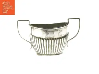 skål i sølvplet(str. 14x7x7 cm)