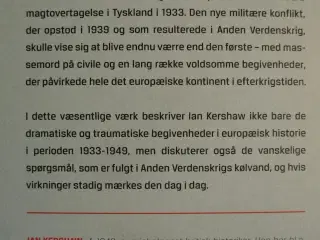 hevede tur-retur - europa 1933-1949, af ian kersha
