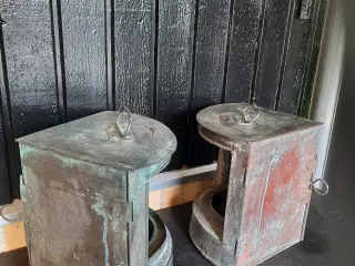 Skibslanterner i kobber
