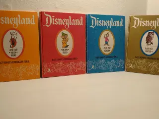 4stk Disneyland bøger fra 1969, Ca 256 s. Svenske