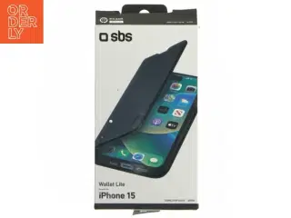 SBS Wallet Lite iPhone 15 cover fra sbs (str. Iphone 15)