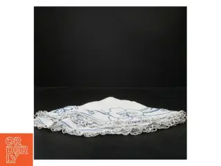 Retro Rund broderet dug (str. Ø 62 cm)