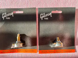 2 Nye Originale Gibson Potentiometer 