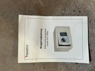 Elektronisk pengeskab Raven