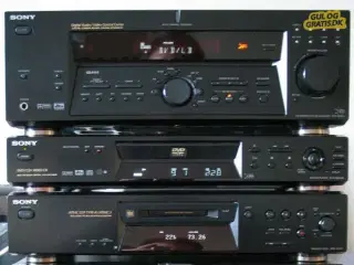 Sony stereoanlæg m/minidisk
