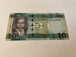 10 South Sudanese Pounds 2016