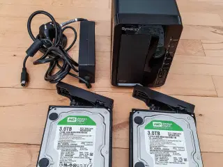 Synology DS710+ med 6 TB