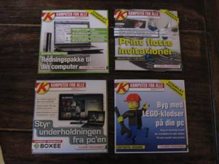 4 stk. CD - Komputer for alle