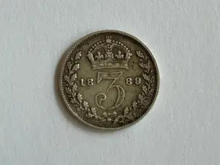 3 Pence England 1889