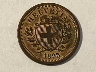 1 Rappen Switzerland 1895 - Renset