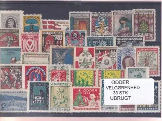 Odder Velgørenhed - 33 Stk. - Ubrugt
