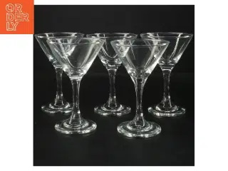 Cocktailglas sæt (str. 5 stk Ø 9 cm længde 14 cm)