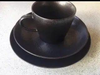 Tallerken og kopper set 24 stk