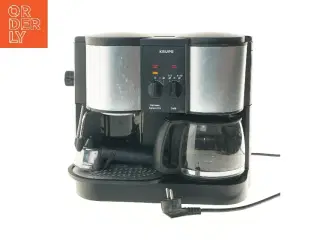 Kombineret espressomaskine og kaffemaskine fra Krups (str. 39,5x31,5 cm)