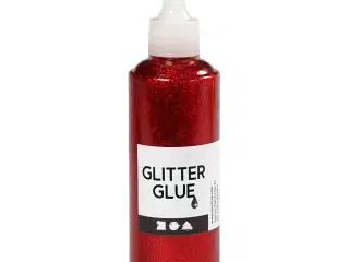 Glitterlim, rød, 118ml/ 1 fl.