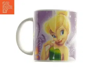 Krus med fe-motiv fra Disney (str. Ø 7,5 cm længde 8,5 cm)