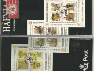 Lot med forskellige frimærker